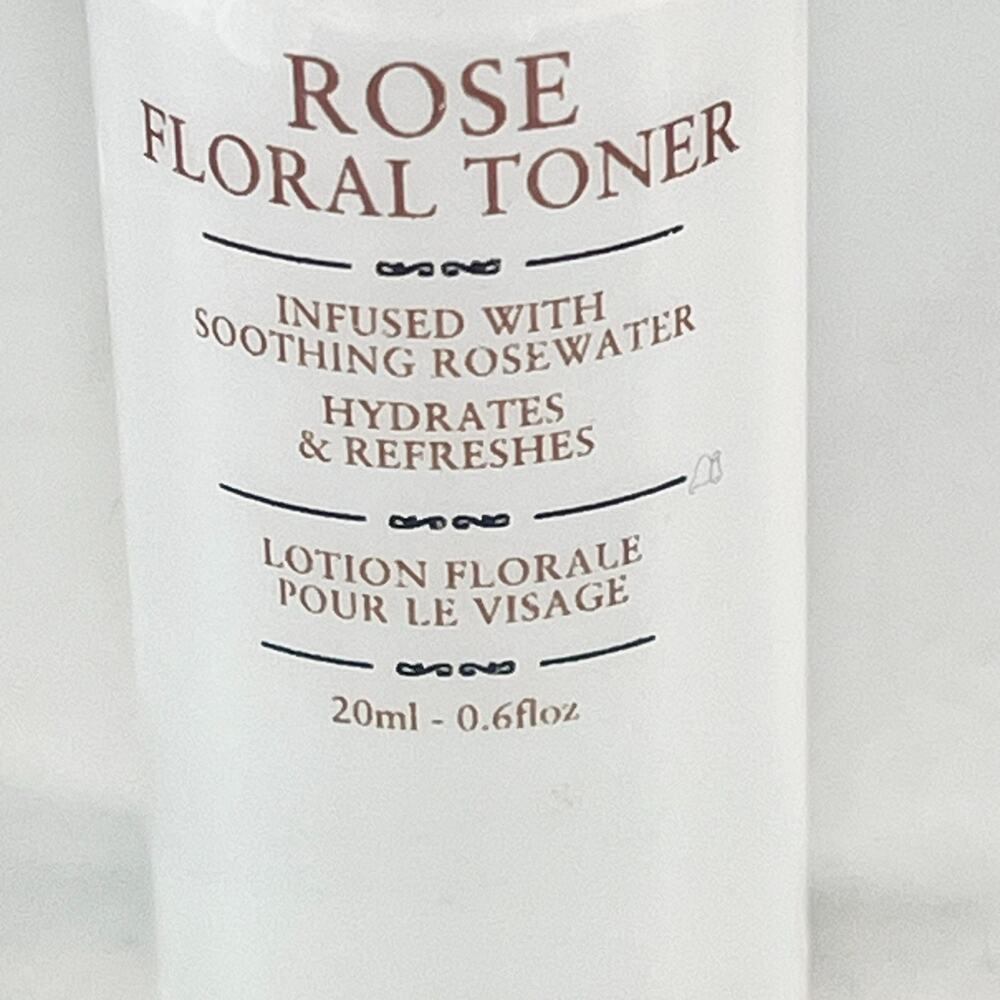 Fresh Rose Floral Toner Rosewater Freshens Hydrates Travel .6 fl oz 20ml New - Picture 3 of 6